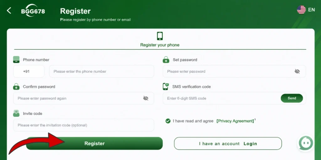 BG 678  register