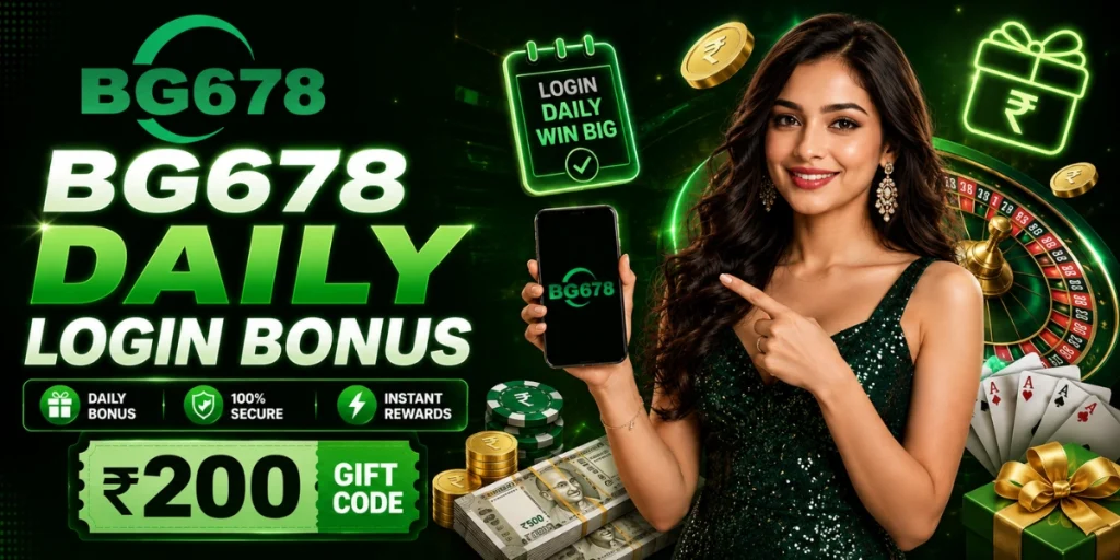 BG678 Daily Login Bonus