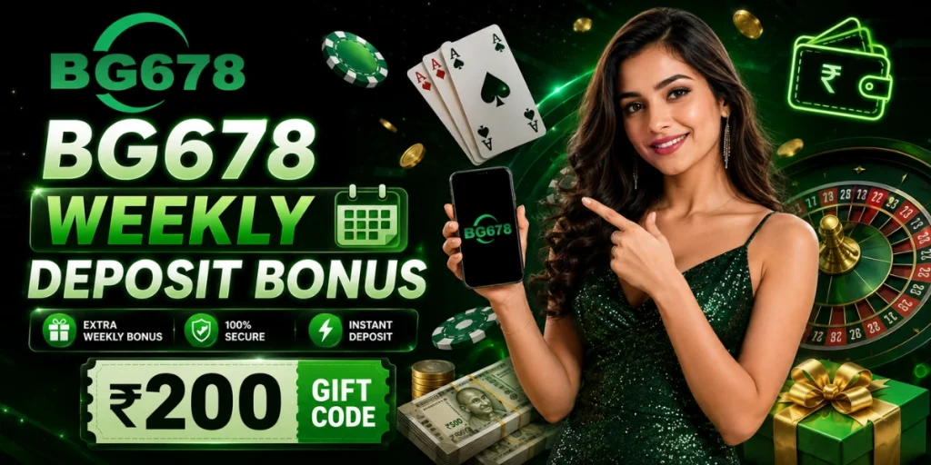BG678 Weekly Deposit Bonus