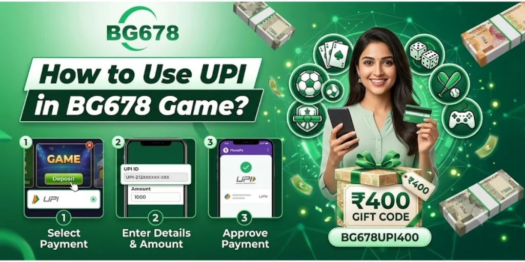 How to Use UPI in BG678 Game